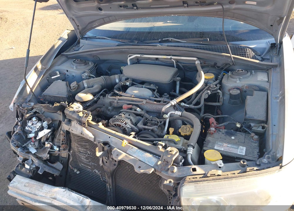 2006 SUBARU FORESTER 2.5X VIN: JF1SG65636H711812