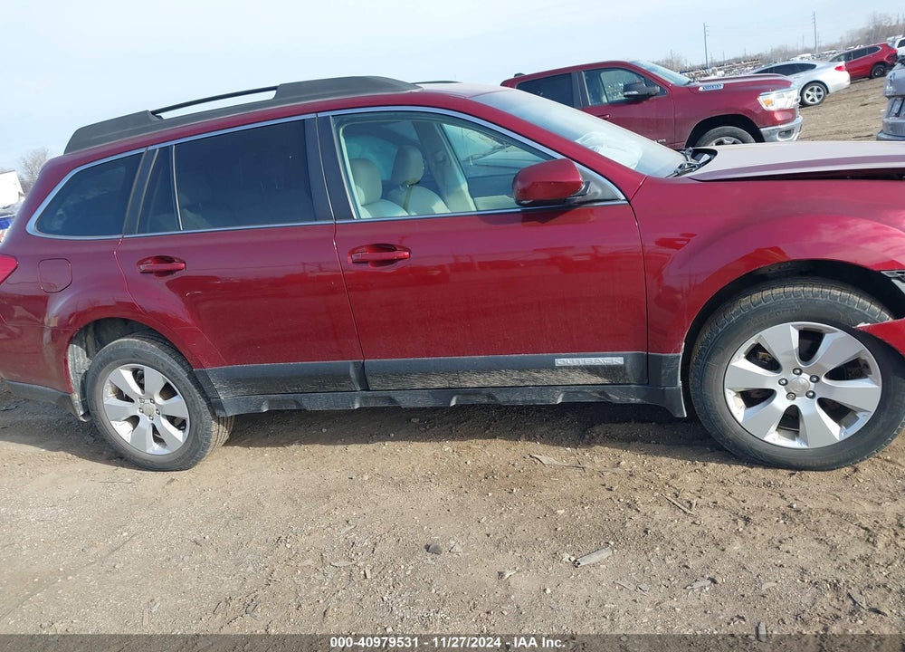 2011 SUBARU OUTBACK 2.5I LIMITED VIN: 4S4BRCKC9B3386695