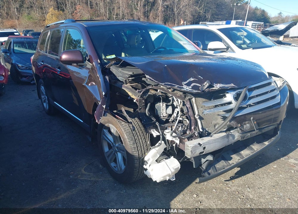 2013 TOYOTA HIGHLANDER LIMITED V6 VIN: 5TDDK3EH0DS222049
