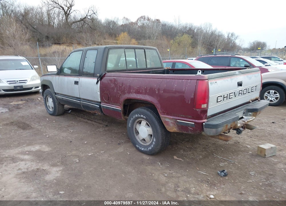 1993 CHEVROLET GMT-400 K1500 VIN: 2GCEK19K8P1153072