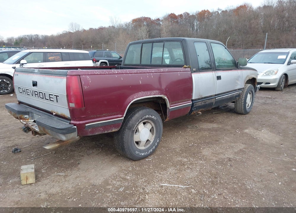 1993 CHEVROLET GMT-400 K1500 VIN: 2GCEK19K8P1153072