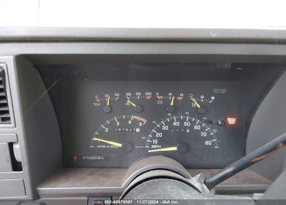 1993 CHEVROLET GMT-400 K1500 VIN: 2GCEK19K8P1153072