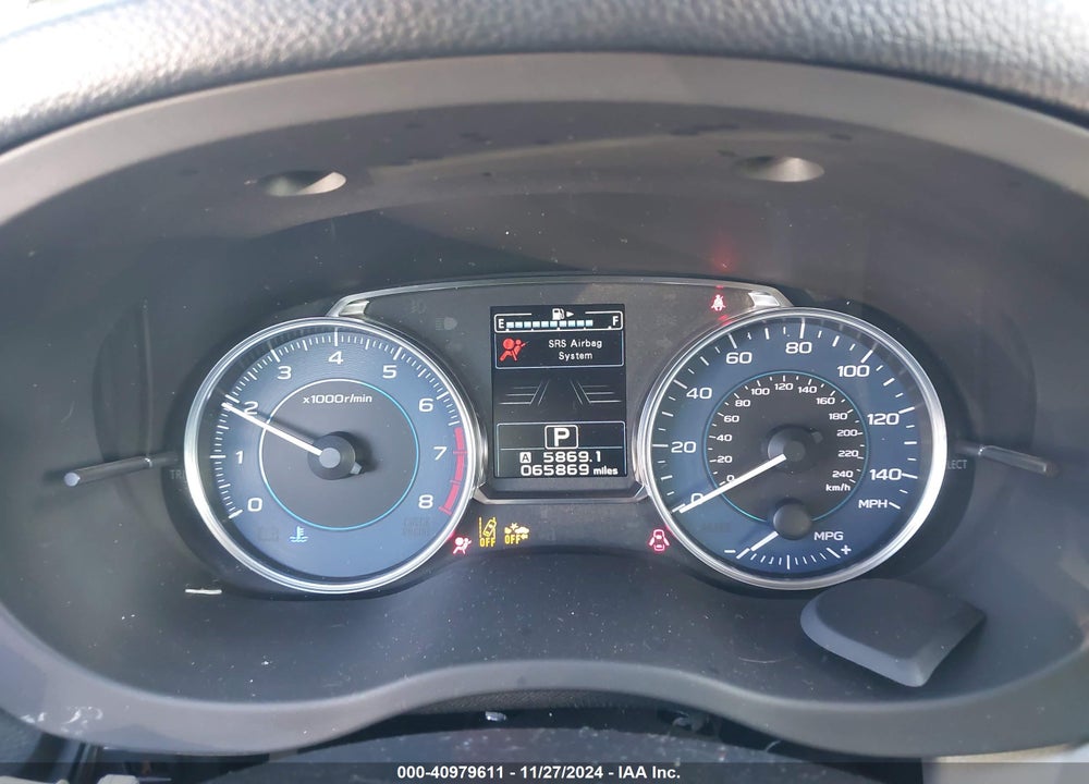 2016 SUBARU IMPREZA 2.0I SPORT LIMITED VIN: JF1GPAY69G8241887