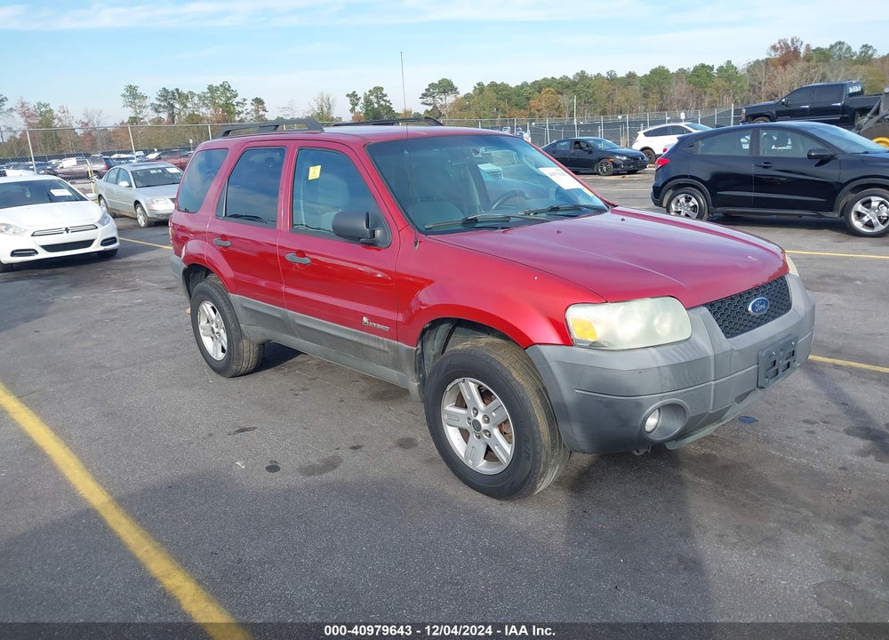 2007 FORD ESCAPE HYBRID VIN: 1FMYU49H67KA30606