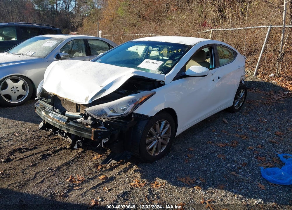 2014 HYUNDAI ELANTRA SE VIN: 5NPDH4AE8EH519190