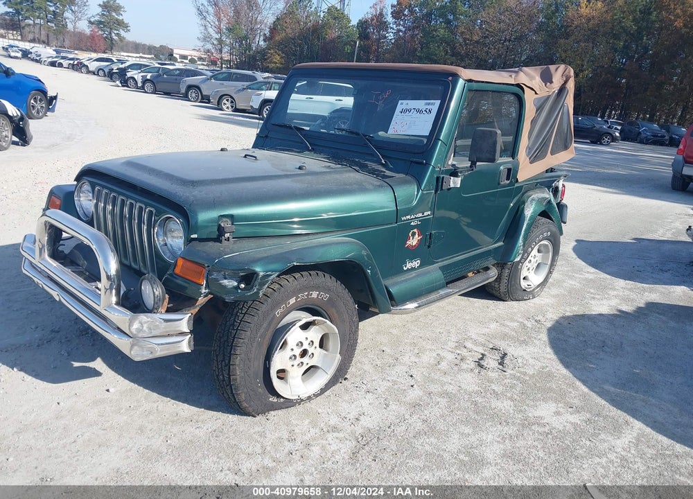 2001 JEEP WRANGLER SAHARA VIN: 1J4FA59S01P324898