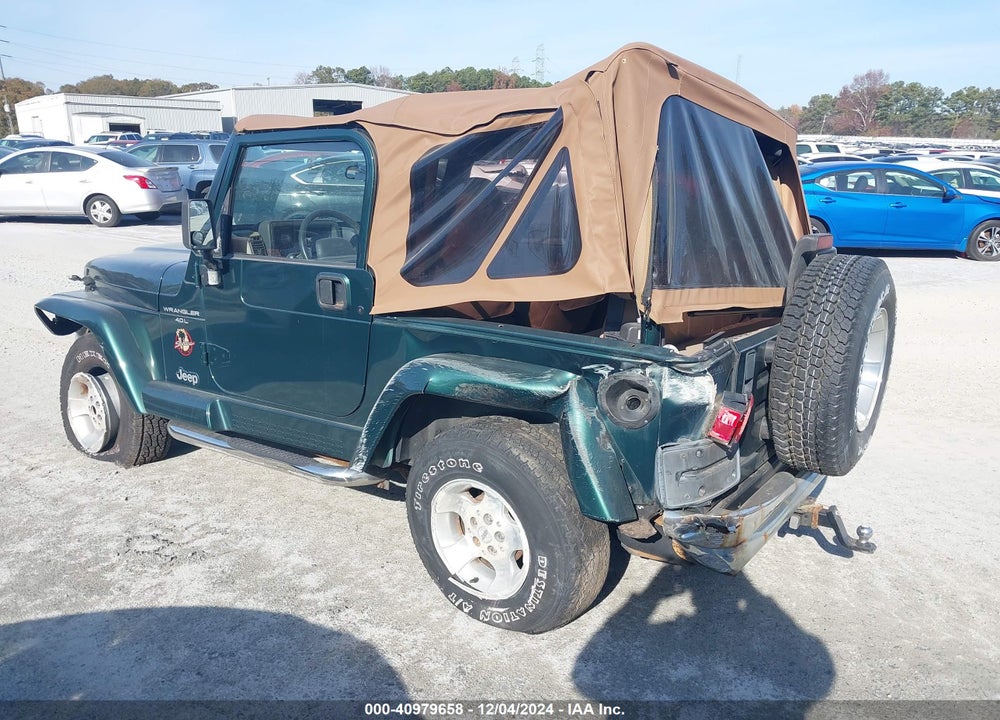 2001 JEEP WRANGLER SAHARA VIN: 1J4FA59S01P324898