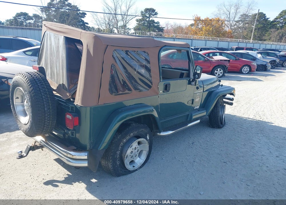 2001 JEEP WRANGLER SAHARA VIN: 1J4FA59S01P324898
