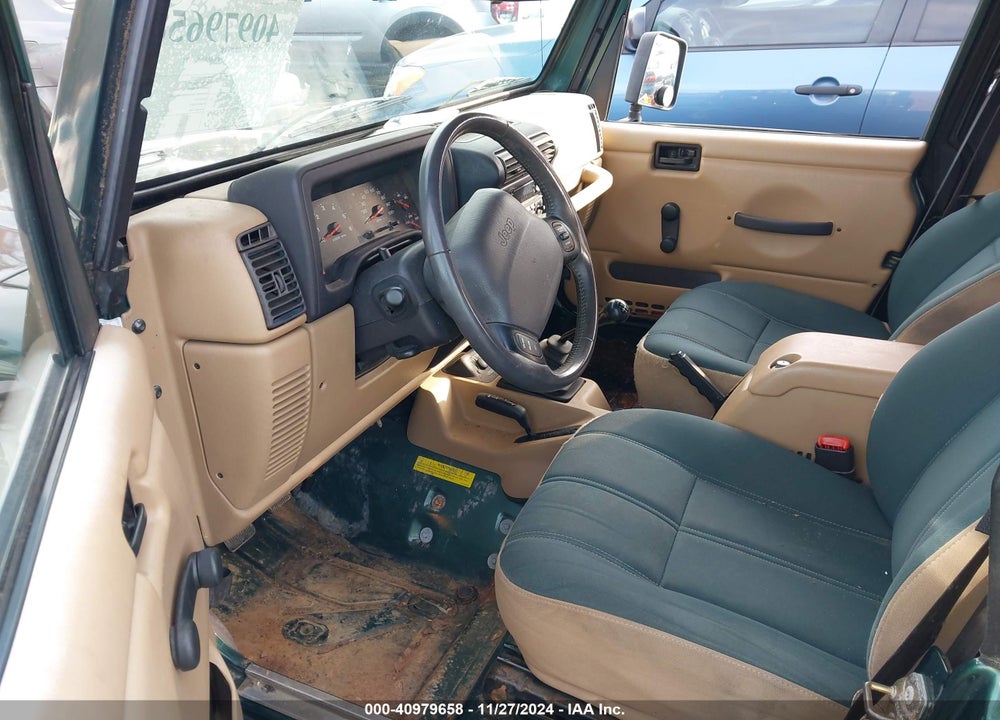 2001 JEEP WRANGLER SAHARA VIN: 1J4FA59S01P324898