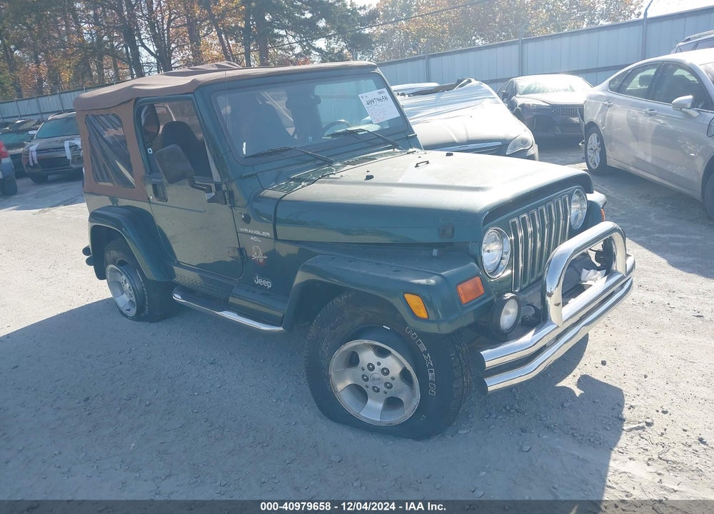 2001 JEEP WRANGLER SAHARA VIN: 1J4FA59S01P324898