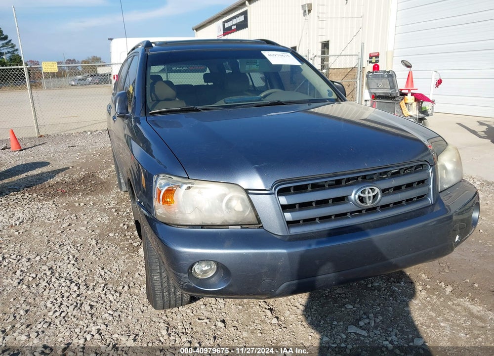 2006 TOYOTA HIGHLANDER V6 VIN: JTEGP21A760102557