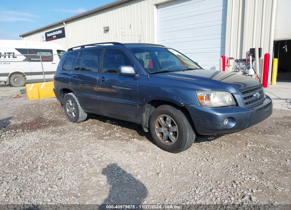 2006 TOYOTA HIGHLANDER V6 VIN: JTEGP21A760102557