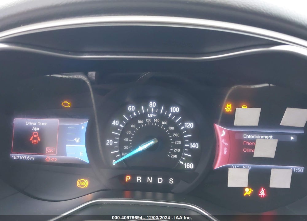2013 FORD FUSION SE VIN: 3FA6P0HR5DR117805