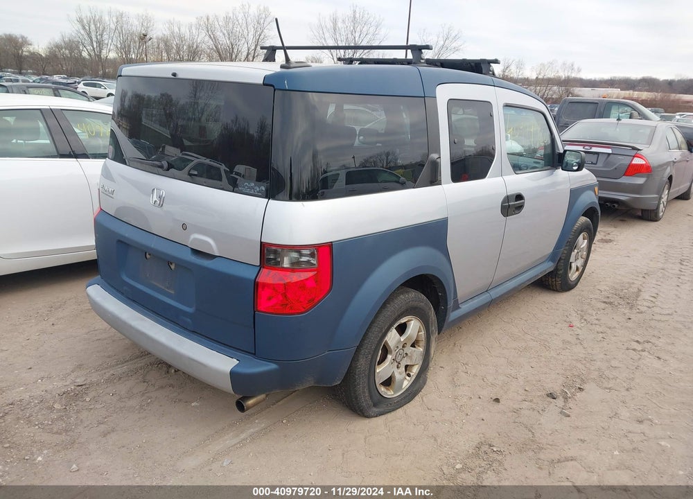 2005 HONDA ELEMENT EX VIN: 5J6YH18685L000483