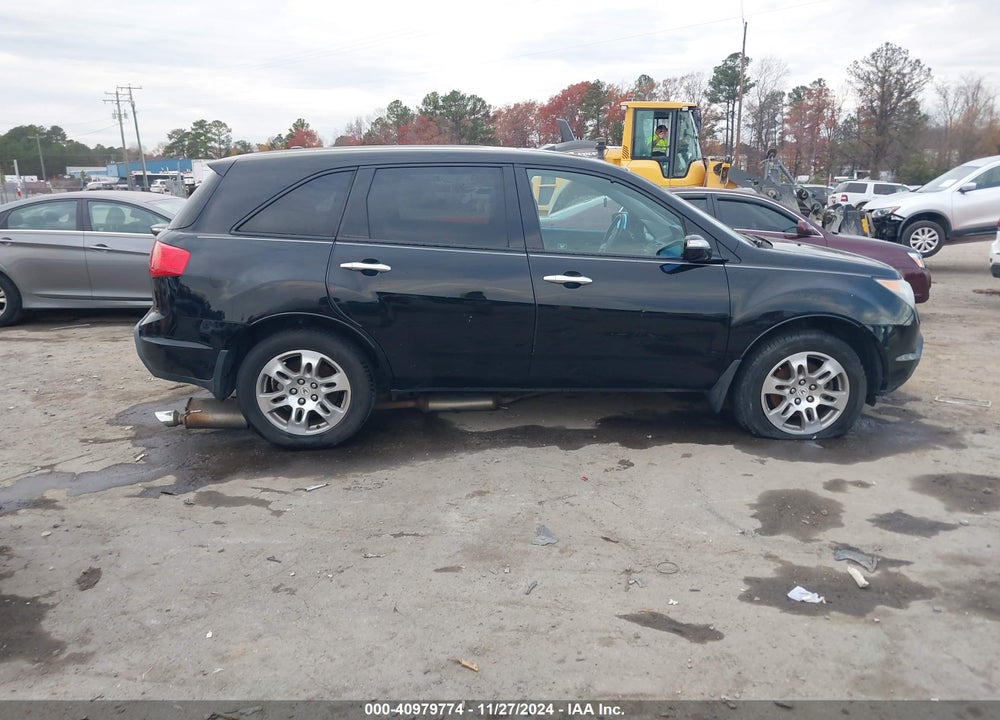2009 ACURA MDX TECHNOLOGY PACKAGE VIN: 2HNYD28609H531049