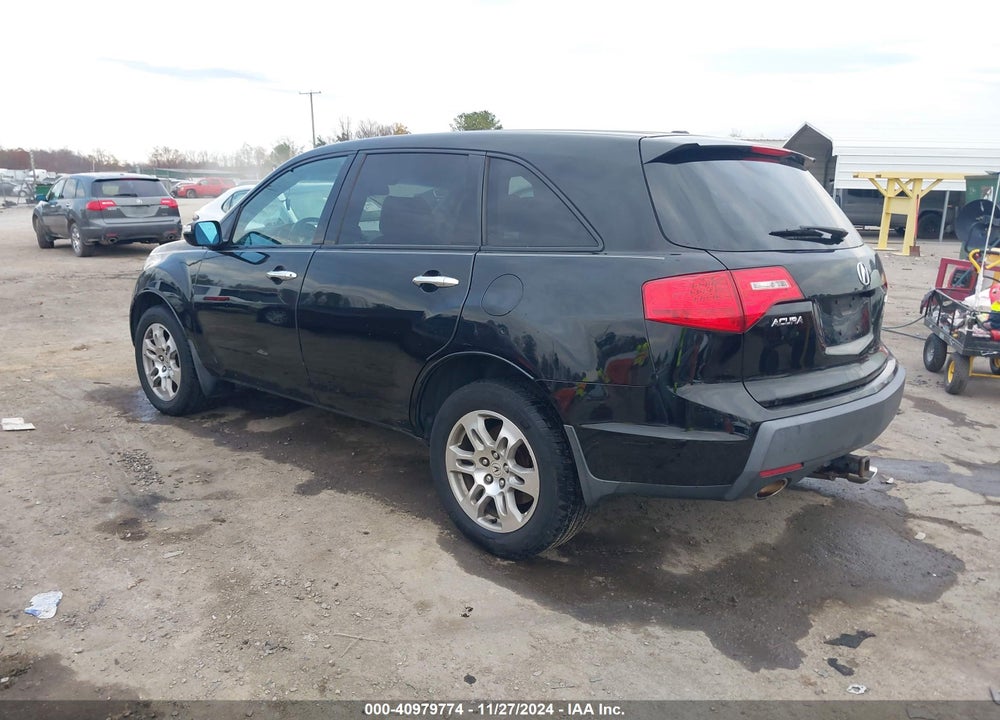 2009 ACURA MDX TECHNOLOGY PACKAGE VIN: 2HNYD28609H531049