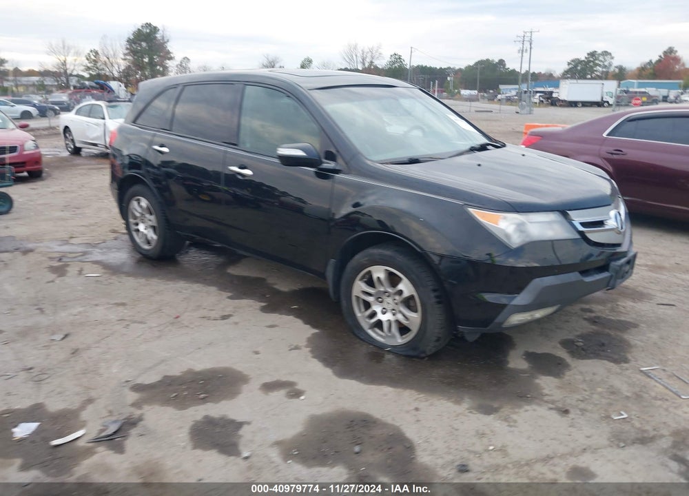 2009 ACURA MDX TECHNOLOGY PACKAGE VIN: 2HNYD28609H531049