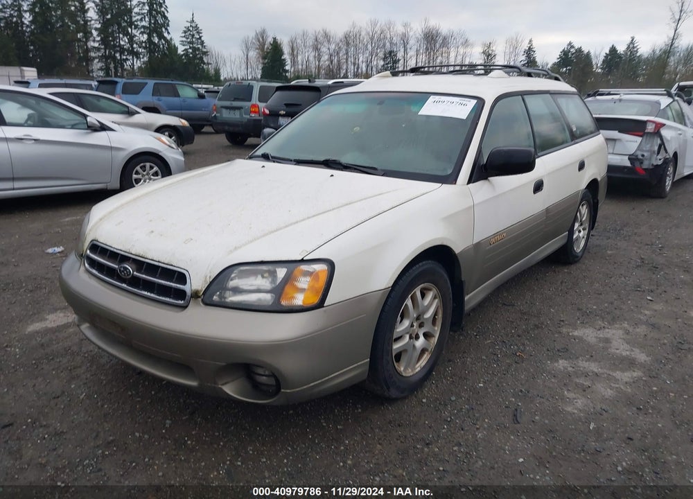 2002 SUBARU OUTBACK VIN: 4S3BH665927623036