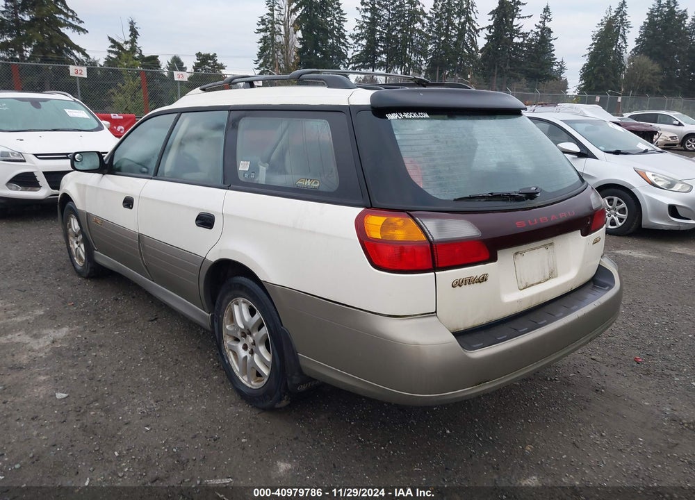 2002 SUBARU OUTBACK VIN: 4S3BH665927623036