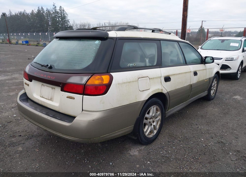 2002 SUBARU OUTBACK VIN: 4S3BH665927623036