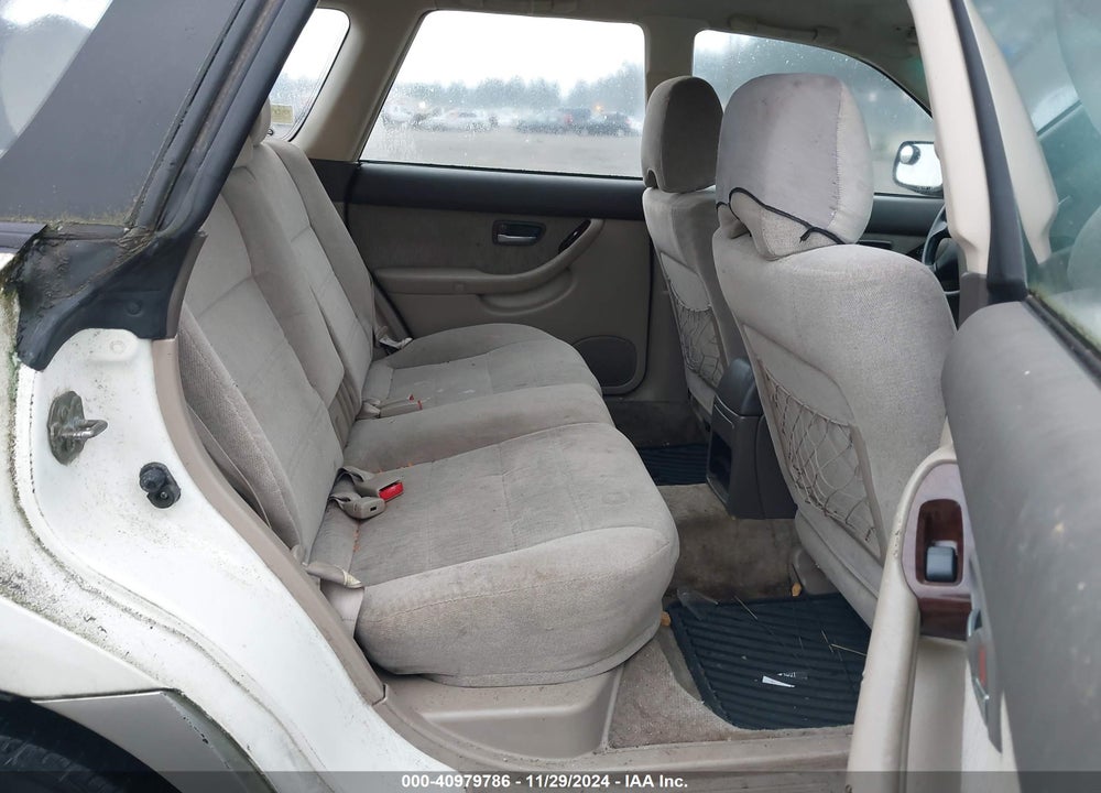 2002 SUBARU OUTBACK VIN: 4S3BH665927623036