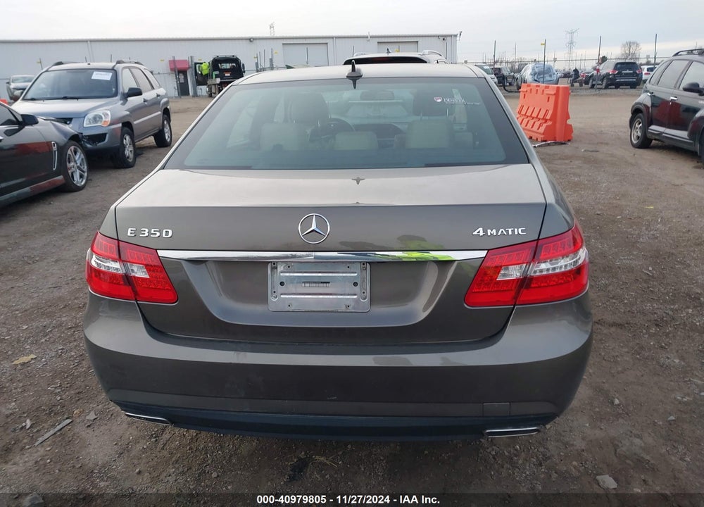 2011 MERCEDES-BENZ E 350 4MATIC VIN: WDDHF8HB9BA385843