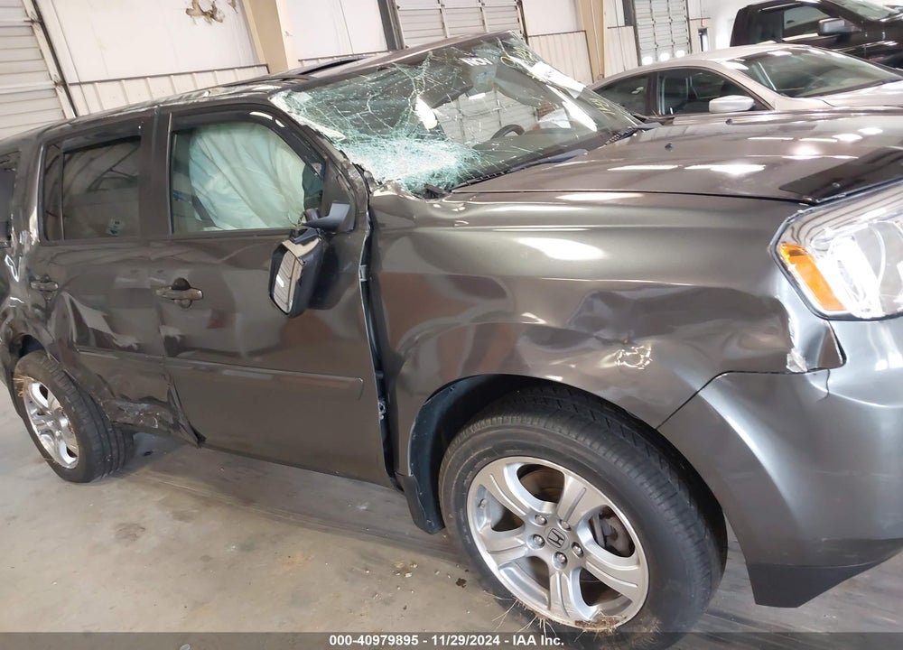 2013 HONDA PILOT EX-L VIN: 5FNYF4H51DB008978