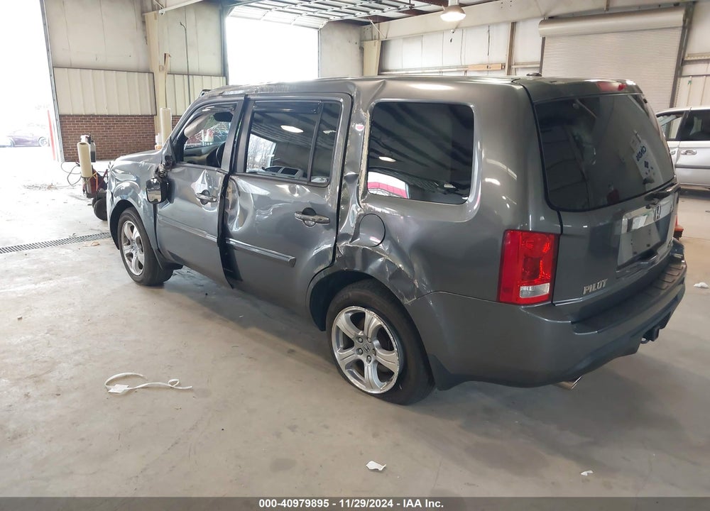 2013 HONDA PILOT EX-L VIN: 5FNYF4H51DB008978