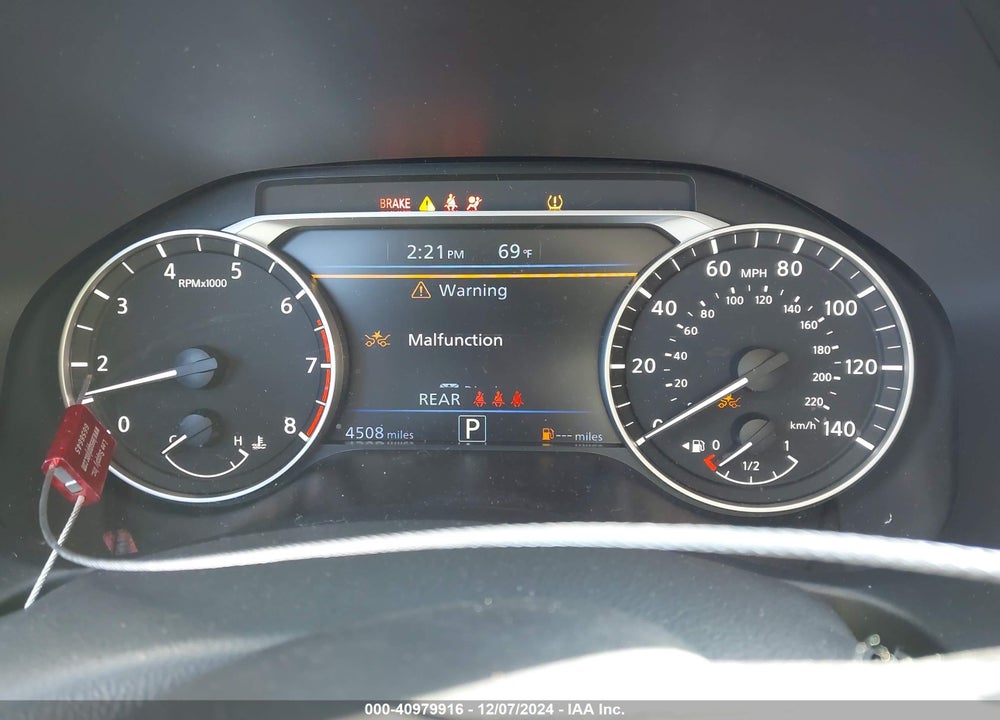 2024 NISSAN ALTIMA SR FWD VIN: 1N4BL4CV4RN418601