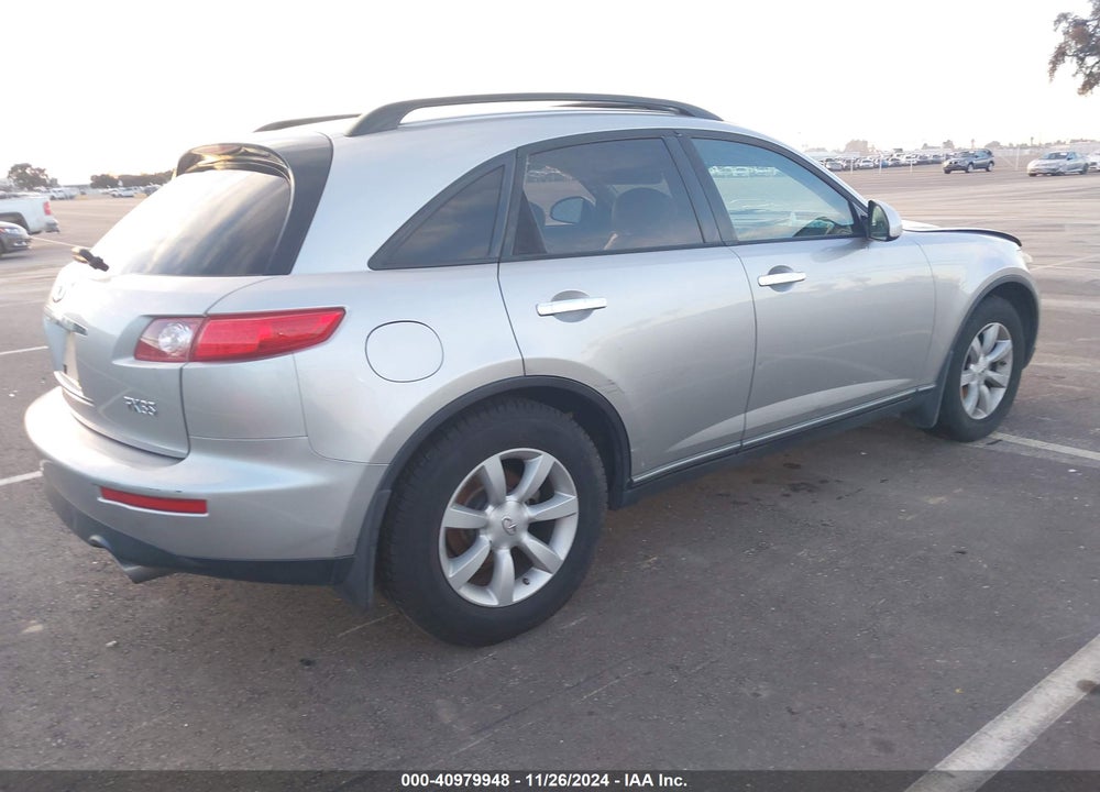 2005 INFINITI FX35 VIN: JNRAS08W65X220930
