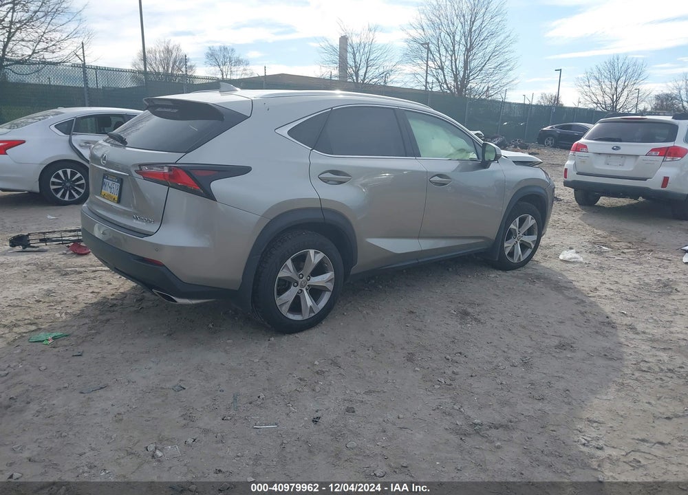 2017 LEXUS NX 200T VIN: JTJBARBZ8H2112001