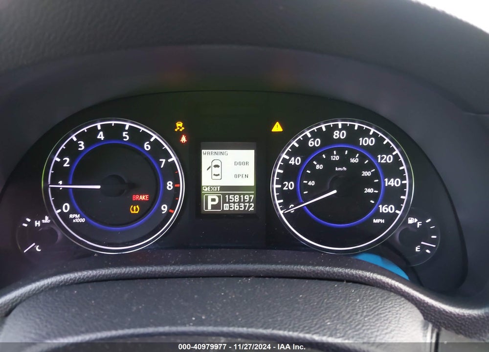 2011 INFINITI G37X VIN: JN1CV6AR4BM350762