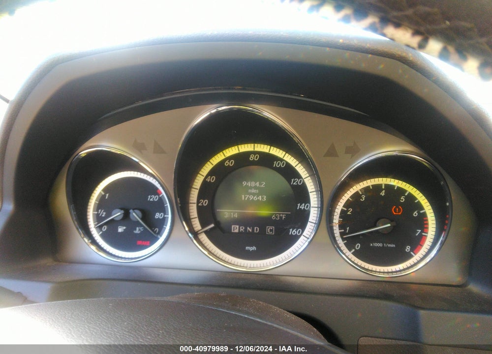 2009 MERCEDES-BENZ C 300 LUXURY/SPORT VIN: WDDGF54X49R071668