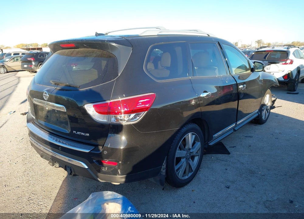 2016 NISSAN PATHFINDER PLATINUM VIN: 5N1AR2MNXGC603604