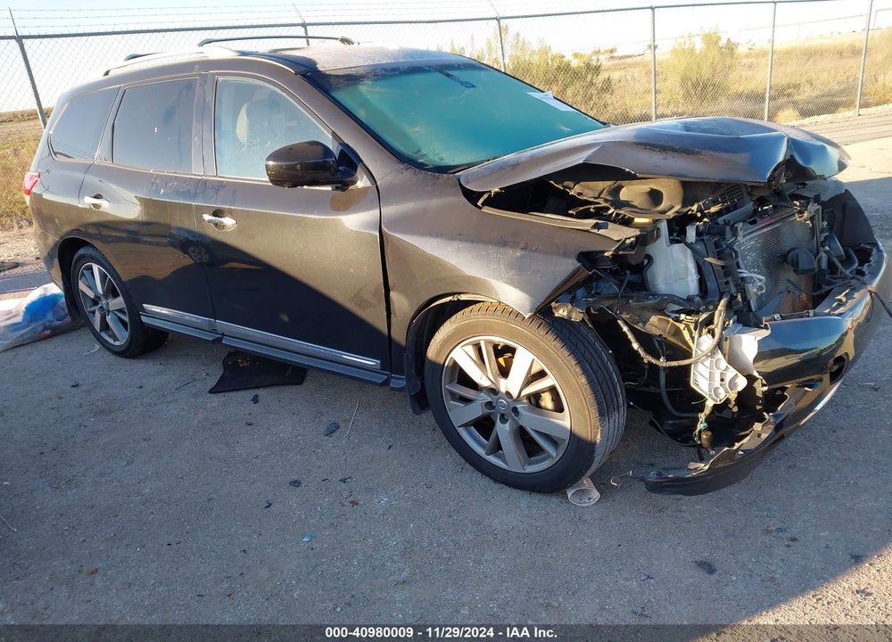 2016 NISSAN PATHFINDER PLATINUM VIN: 5N1AR2MNXGC603604