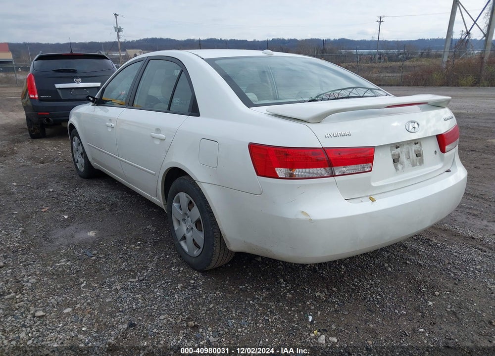 2007 HYUNDAI SONATA GLS VIN: 5NPET46C37H288311