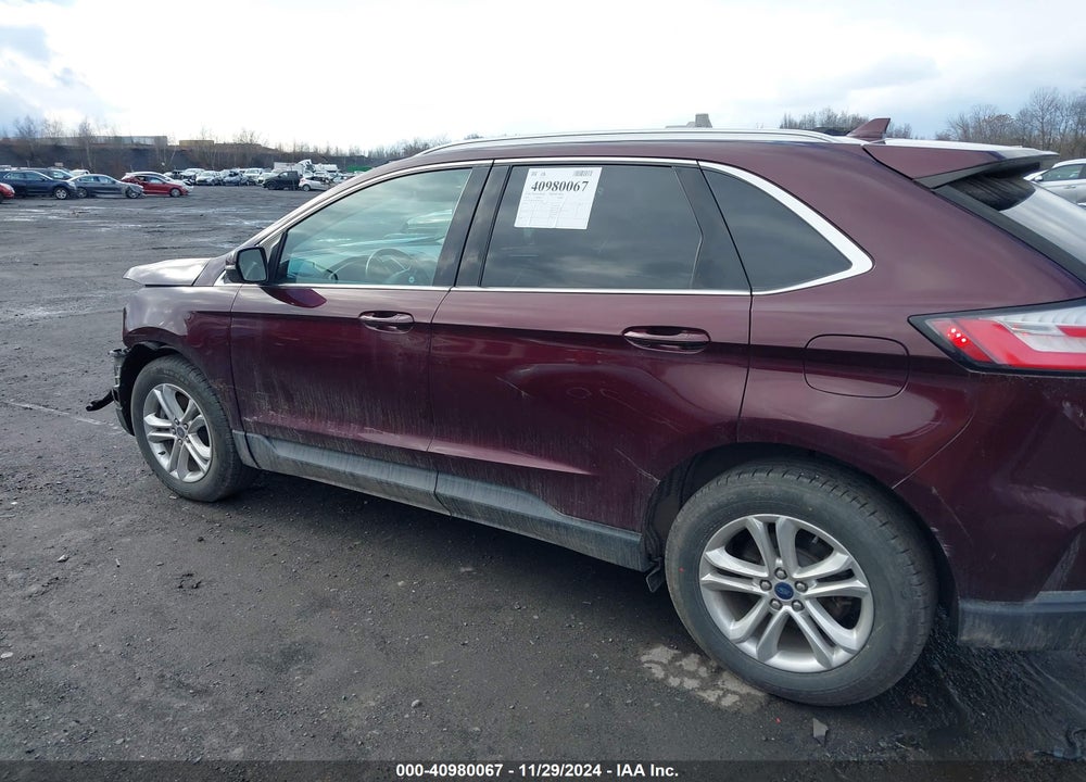 2019 FORD EDGE SEL VIN: 2FMPK4J90KBB07818