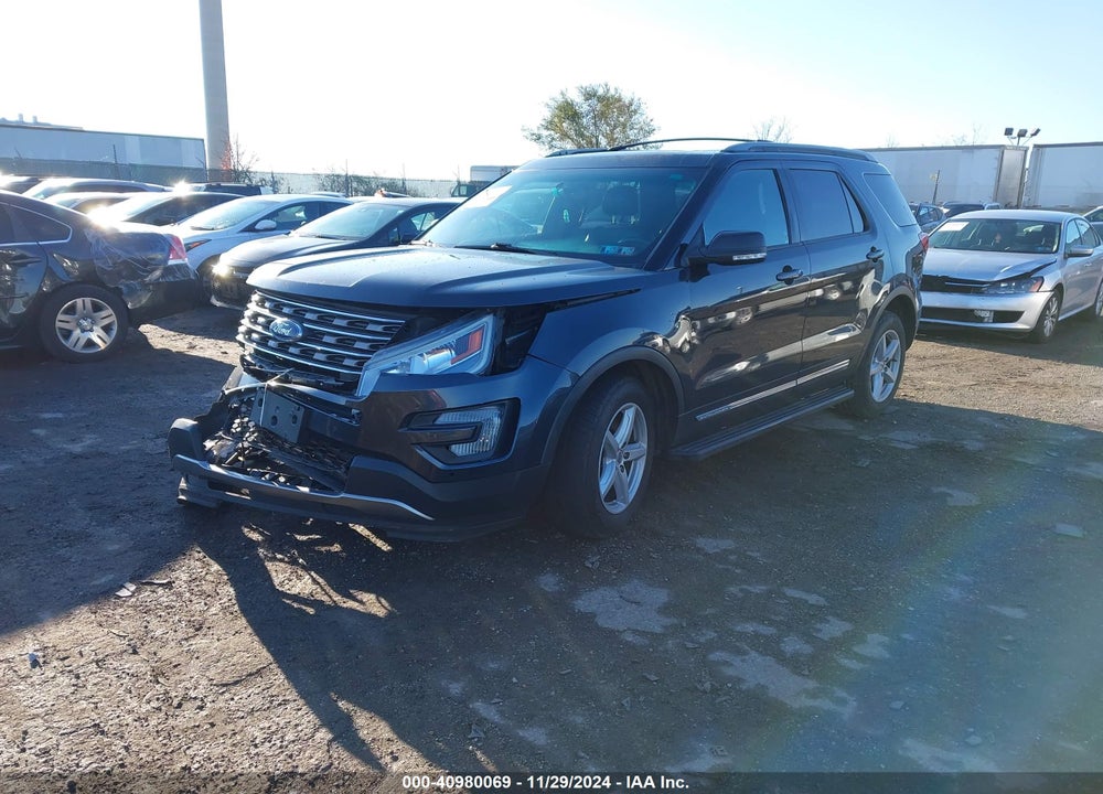 2017 FORD EXPLORER XLT VIN: 1FM5K8D86HGA91529