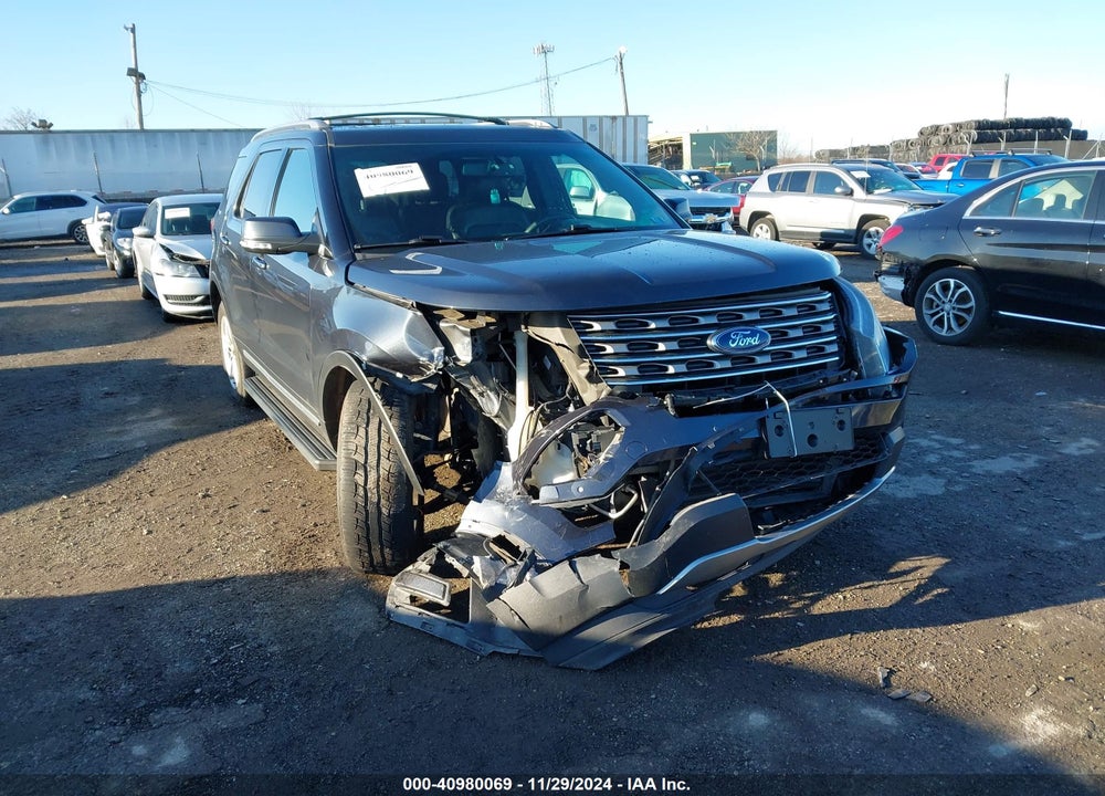 2017 FORD EXPLORER XLT VIN: 1FM5K8D86HGA91529