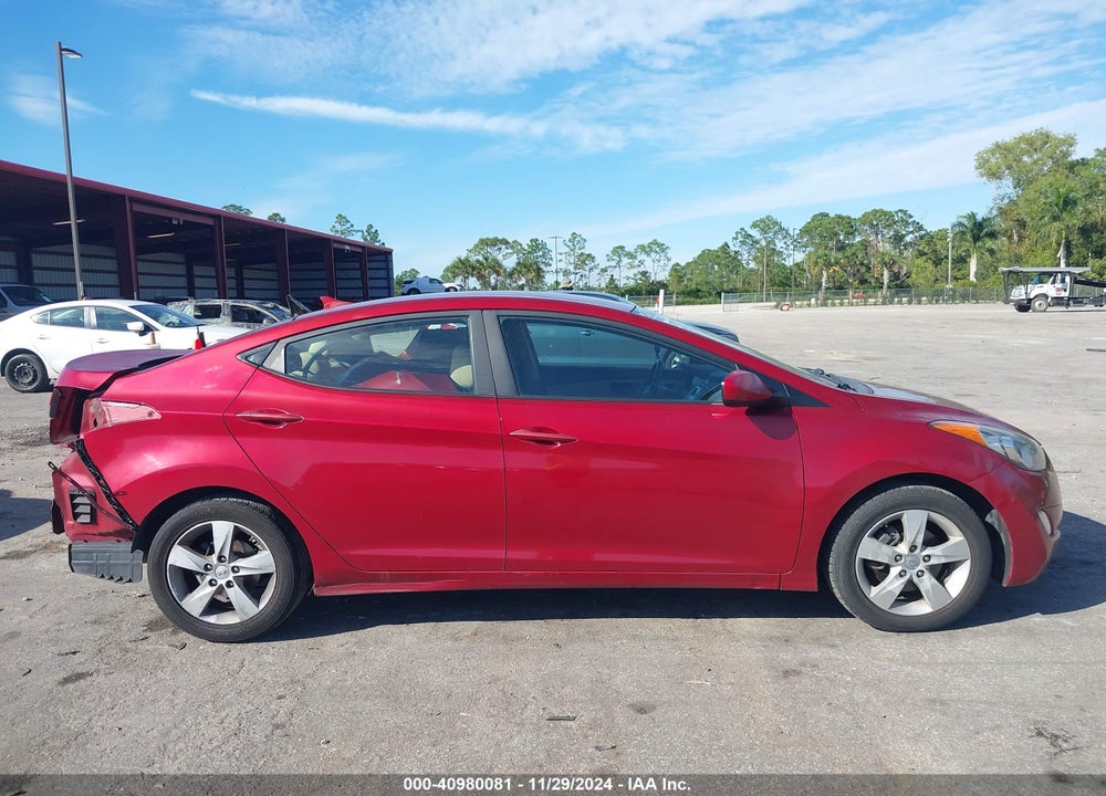 2012 HYUNDAI ELANTRA GLS (ULSAN PLANT) VIN: KMHDH4AE5CU308737