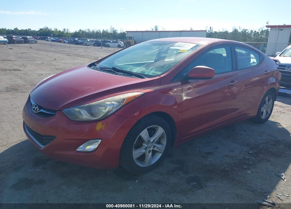 2012 HYUNDAI ELANTRA GLS (ULSAN PLANT) VIN: KMHDH4AE5CU308737
