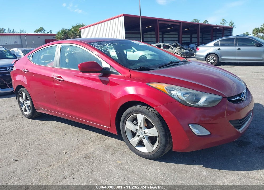 2012 HYUNDAI ELANTRA GLS (ULSAN PLANT) VIN: KMHDH4AE5CU308737