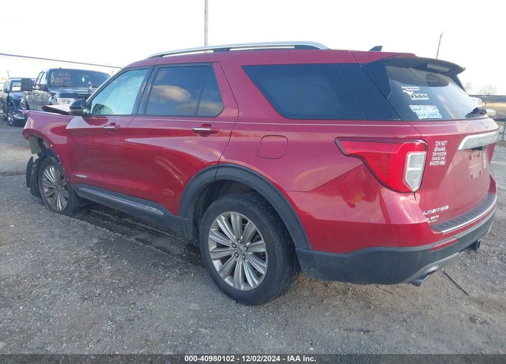 2021 FORD EXPLORER LIMITED VIN: 1FMSK8FH3MGB48800