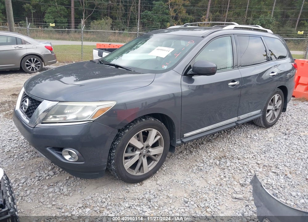 2014 NISSAN PATHFINDER PLATINUM VIN: 5N1AR2MNXEC707023