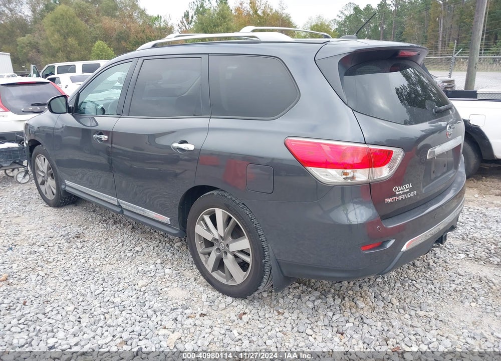 2014 NISSAN PATHFINDER PLATINUM VIN: 5N1AR2MNXEC707023