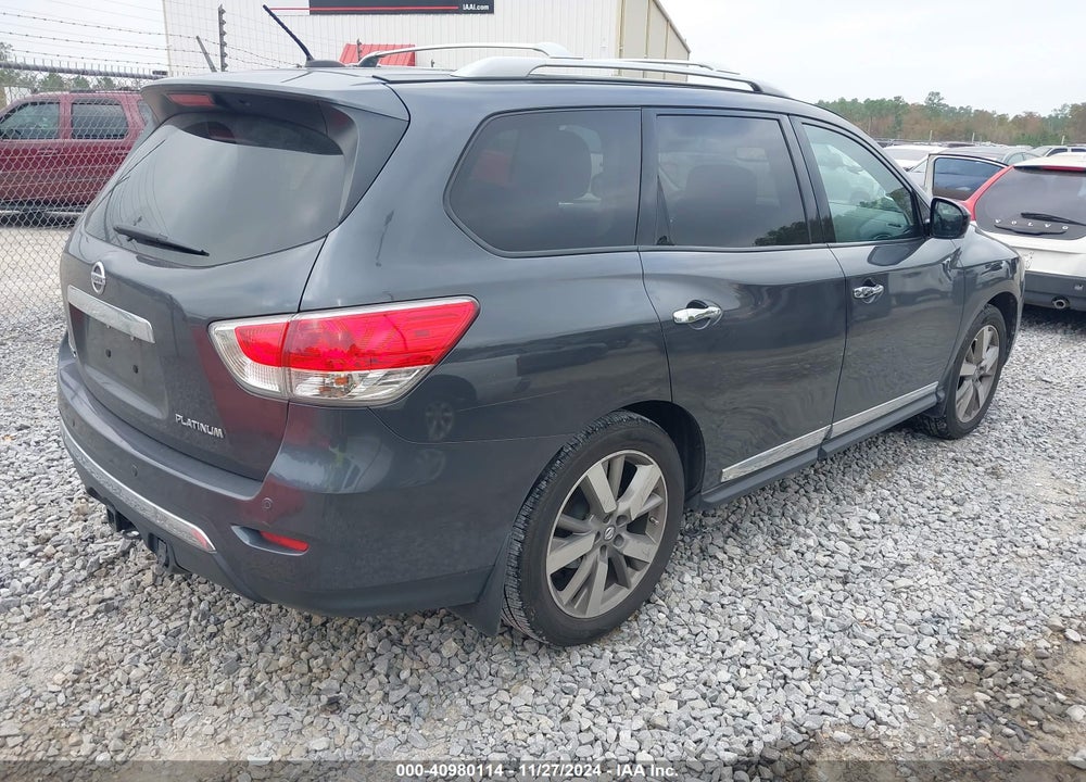 2014 NISSAN PATHFINDER PLATINUM VIN: 5N1AR2MNXEC707023