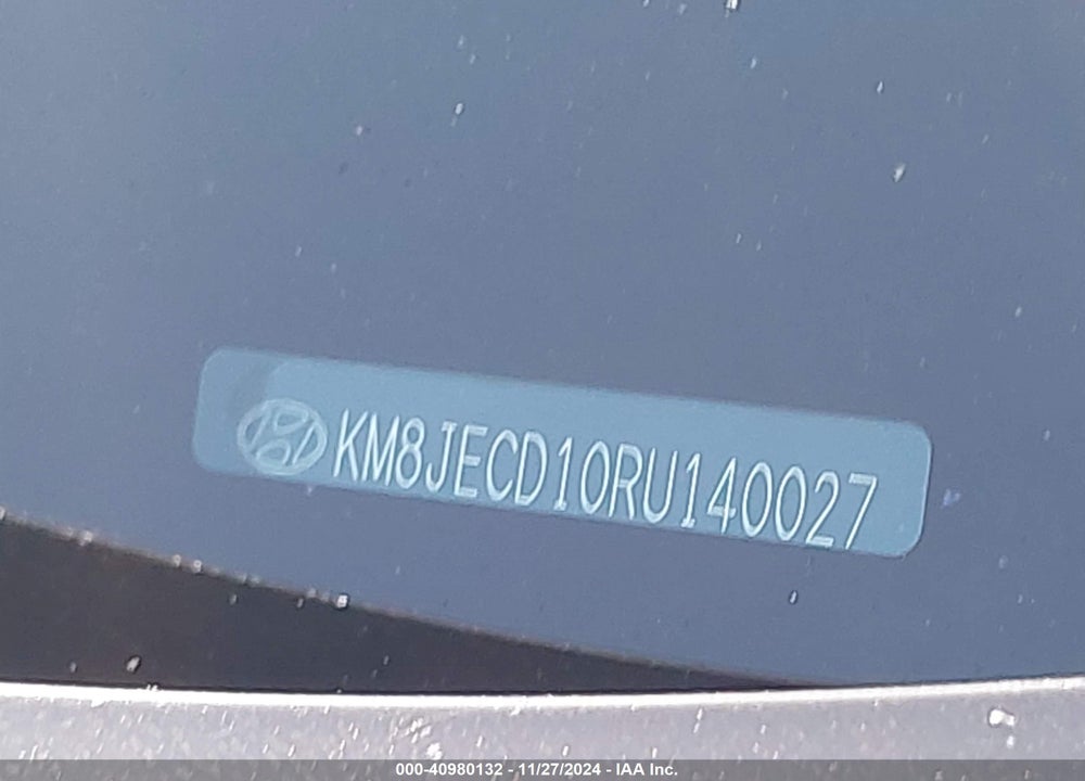 2024 HYUNDAI TUCSON HYBRID LIMITED VIN: KM8JECD10RU140027