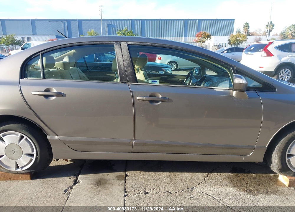 2007 HONDA CIVIC HYBRID VIN: JHMFA36277S002925