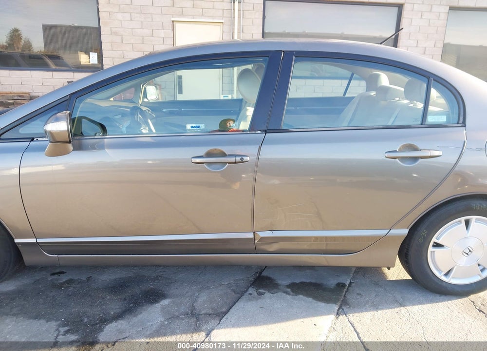 2007 HONDA CIVIC HYBRID VIN: JHMFA36277S002925