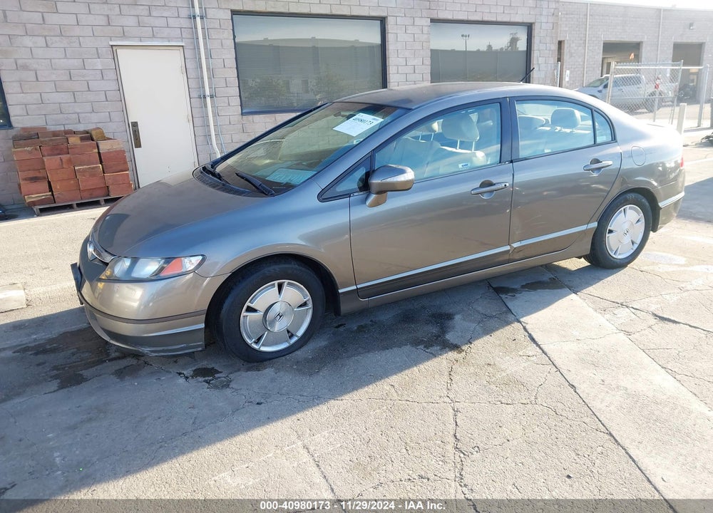 2007 HONDA CIVIC HYBRID VIN: JHMFA36277S002925